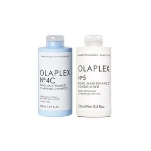 OLAPLEX N°4C BOND MAINTENANCE CLARIFYING SHAMPOO & N°5 CONDITIONER